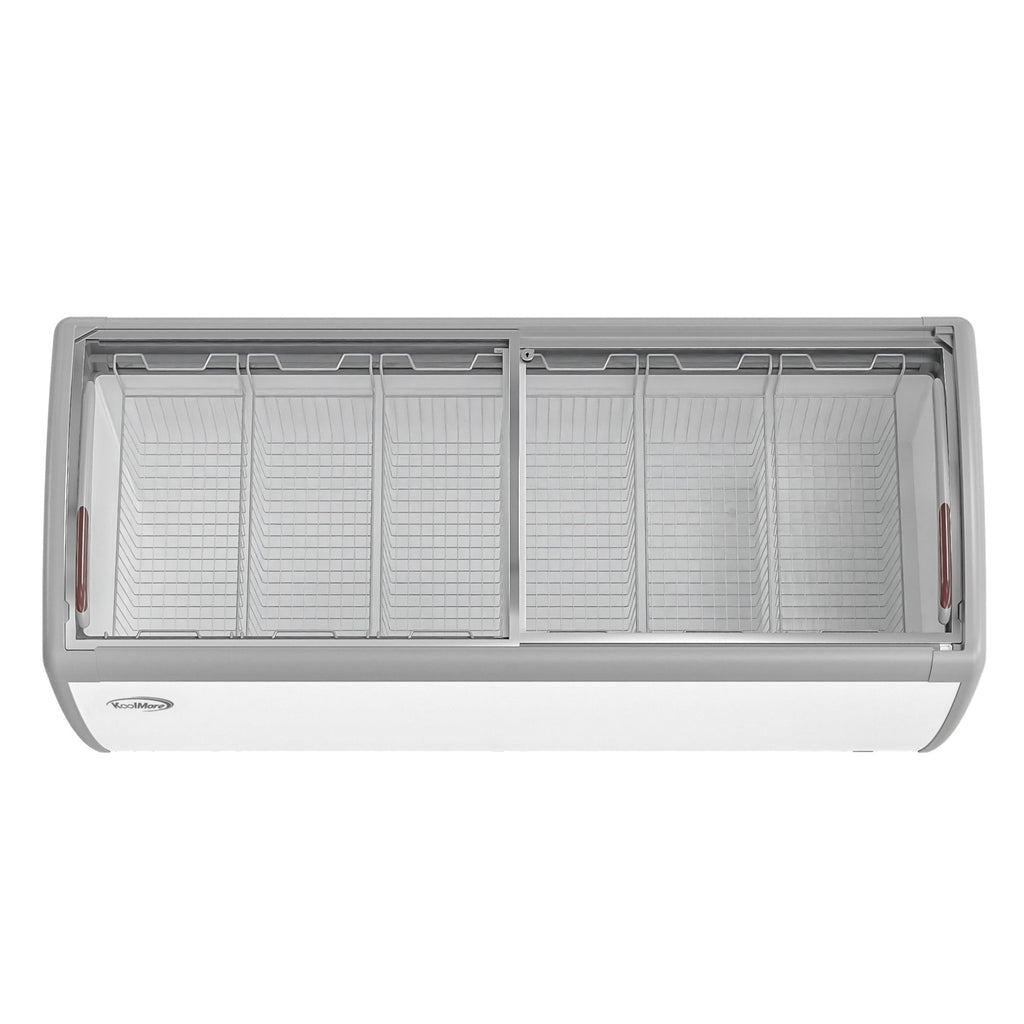 71 in. Commercial Ice Cream Display Freezer, 20 cu. ft.