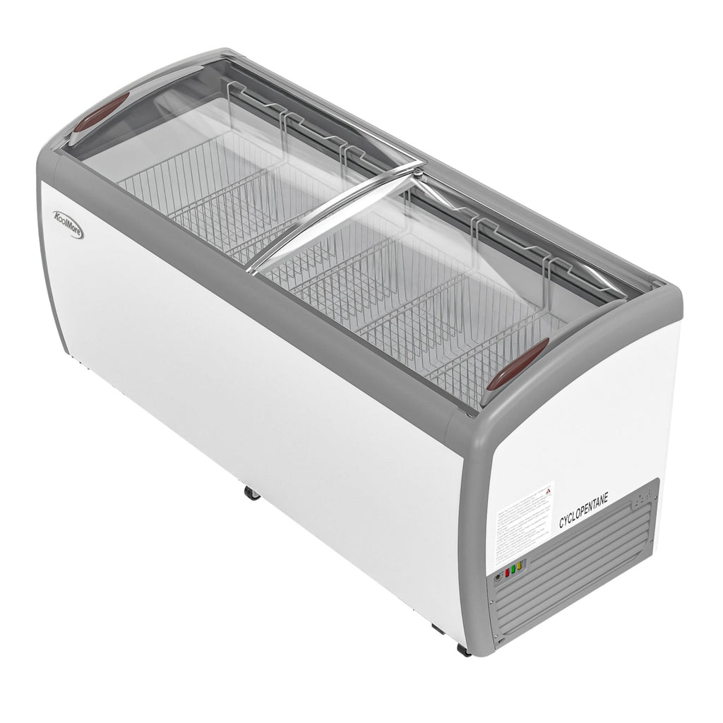 71 in. Commercial Ice Cream Display Freezer, 20 cu. ft.