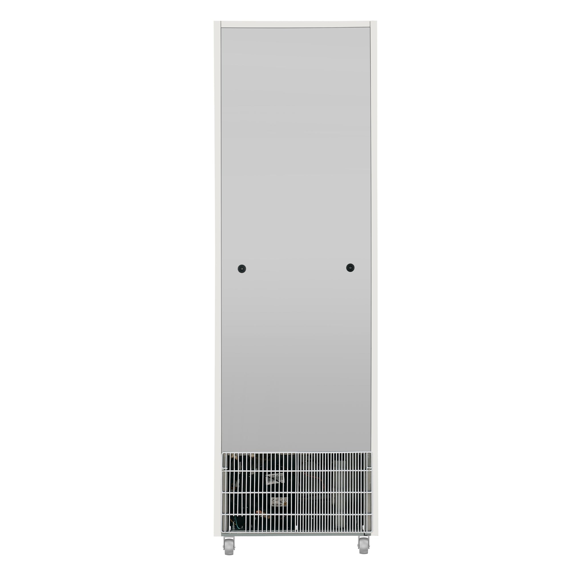12 Cu. ft. Commercial Freezer with Glass Door in White - Manual Defrost