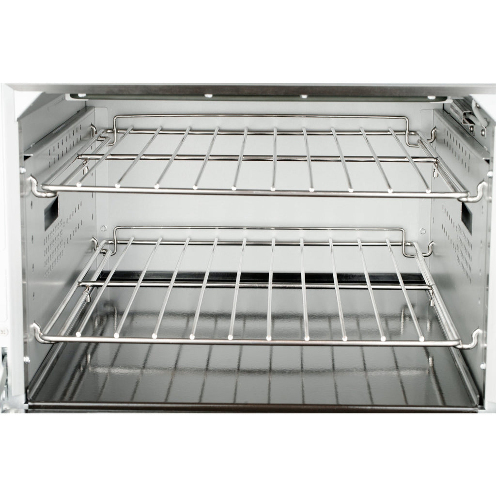 24 in. Commercial Electric Range with 4 Burners and 1 Standard Electric Oven in Stainless Steel - 208V 3-Phase