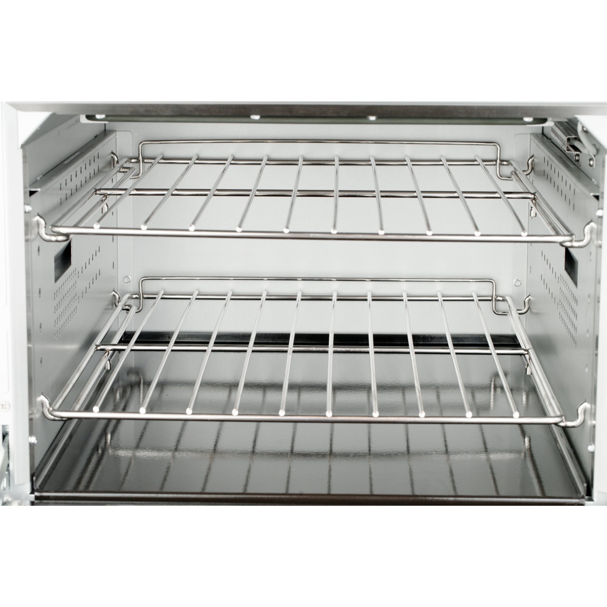 24 in. Commercial Electric Range with 4 Burners and 1 Standard Electric Oven in Stainless Steel - 208V 3-Phase