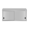 60 in. x 15 in. Stainless-Steel Wall Cabinet with Sliding Doors