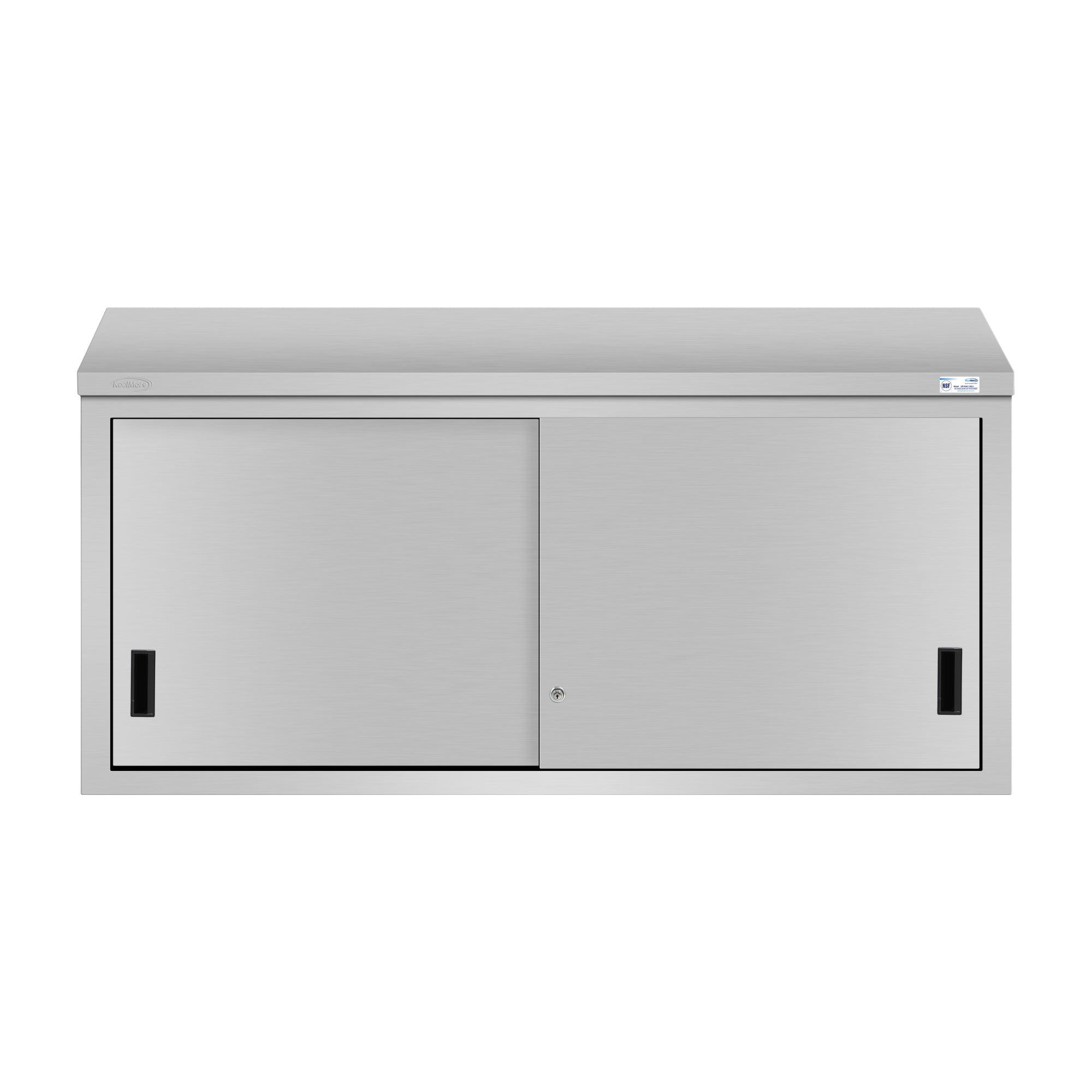 60 in. x 15 in. Stainless-Steel Wall Cabinet with Sliding Doors