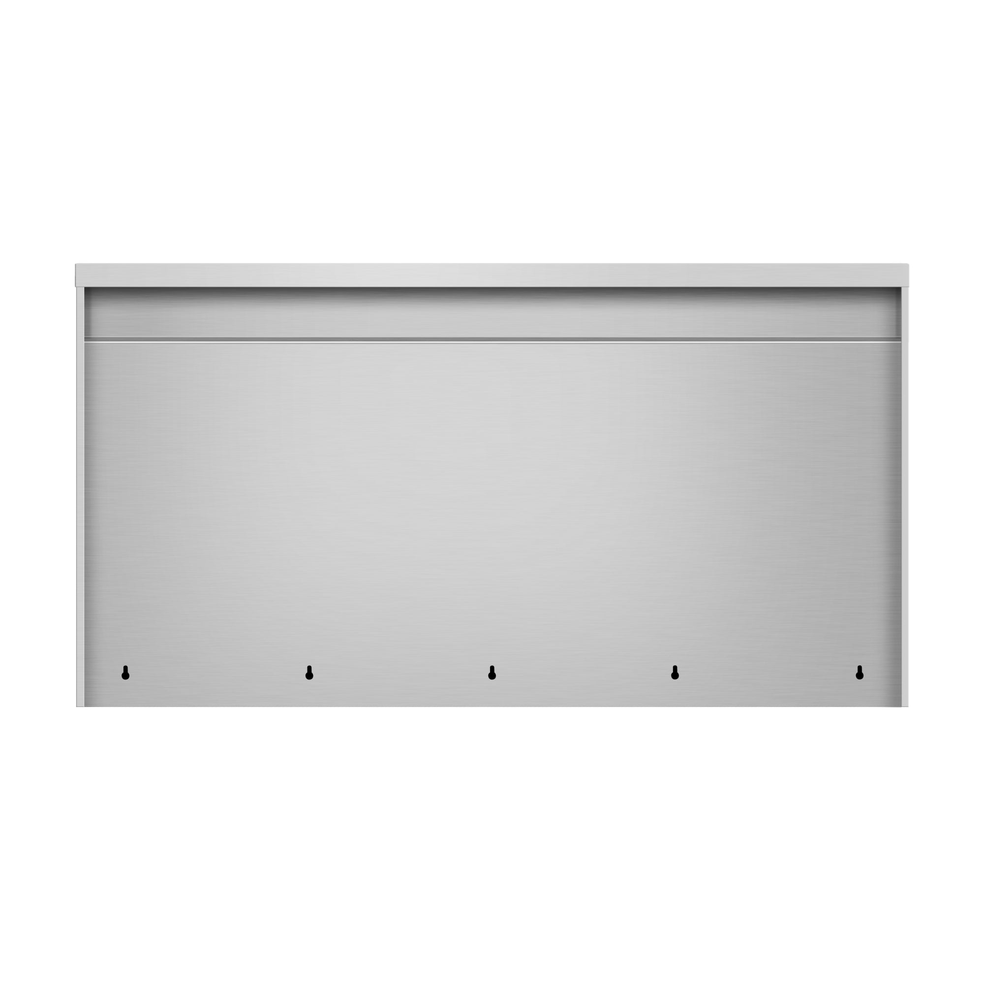 60 in. x 15 in. Stainless-Steel Wall Cabinet with Sliding Doors