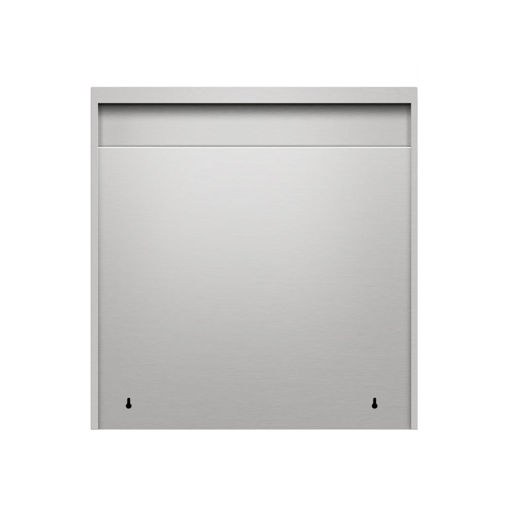 30 in. x 15 in. Stainless-Steel Wall Cabinet with Hinged Doors