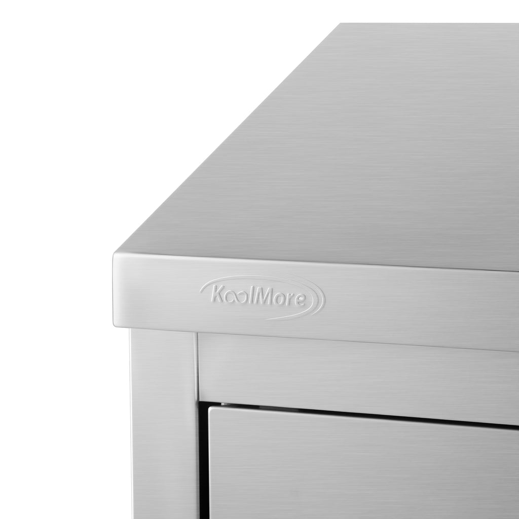 30 in. x 15 in. Stainless-Steel Wall Cabinet with Hinged Doors