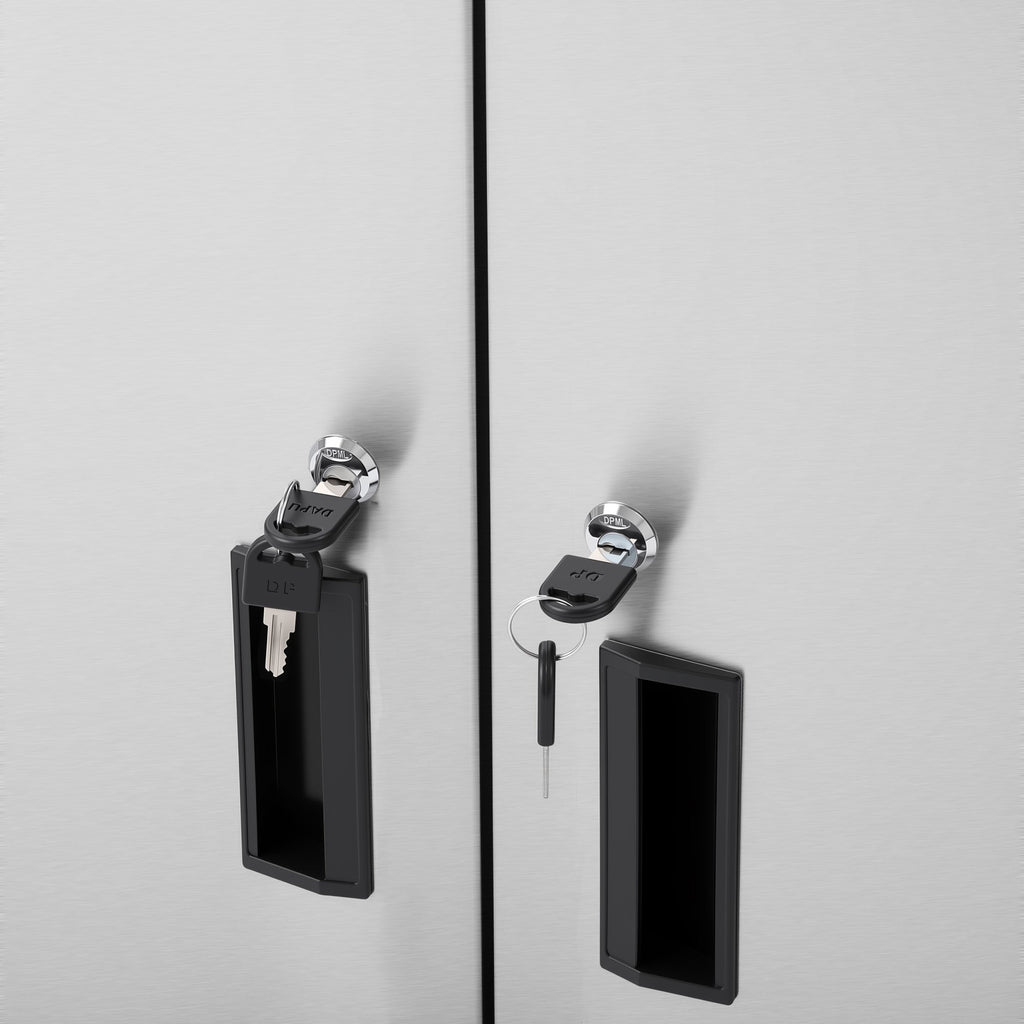 30 in. x 15 in. Stainless-Steel Wall Cabinet with Hinged Doors