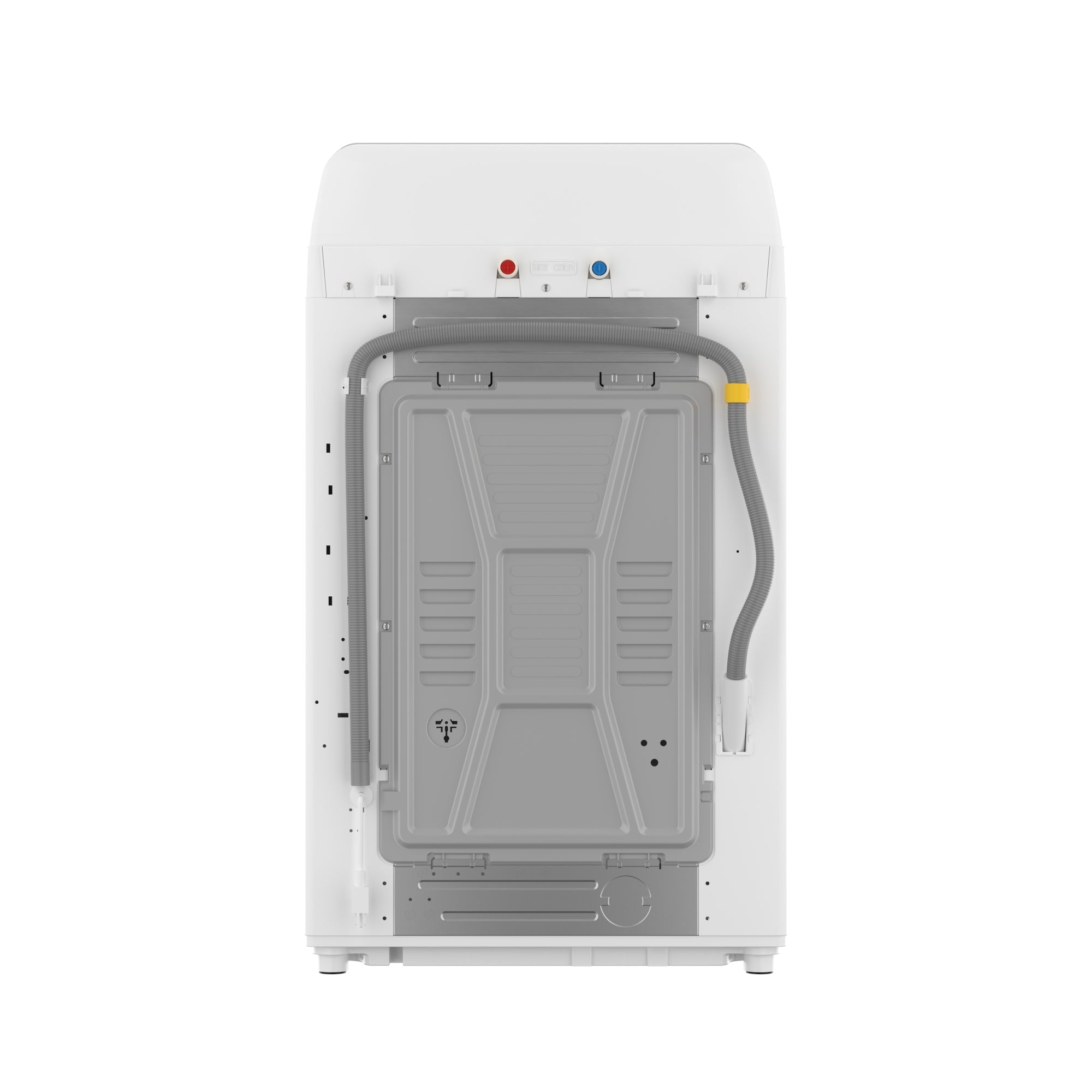 25 in. 4 cu. ft. Top Load Washing Machine with Agitator in White