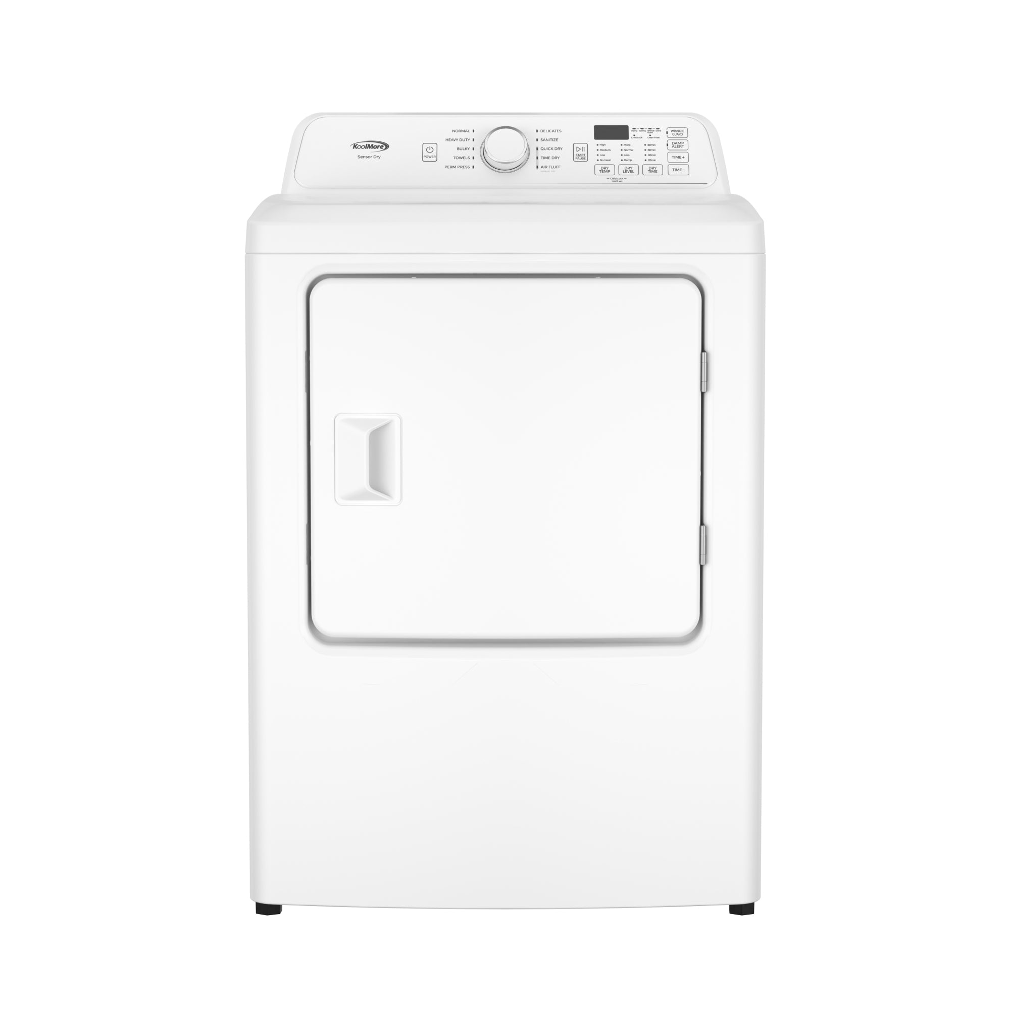 27 in. 7 cu. ft. Electric Dryer, 240V in White