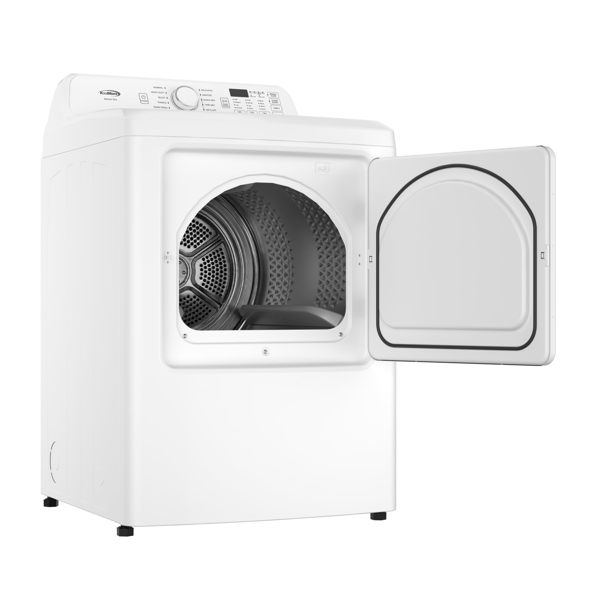 27 in. 7 cu. ft. Electric Dryer, 240V in White