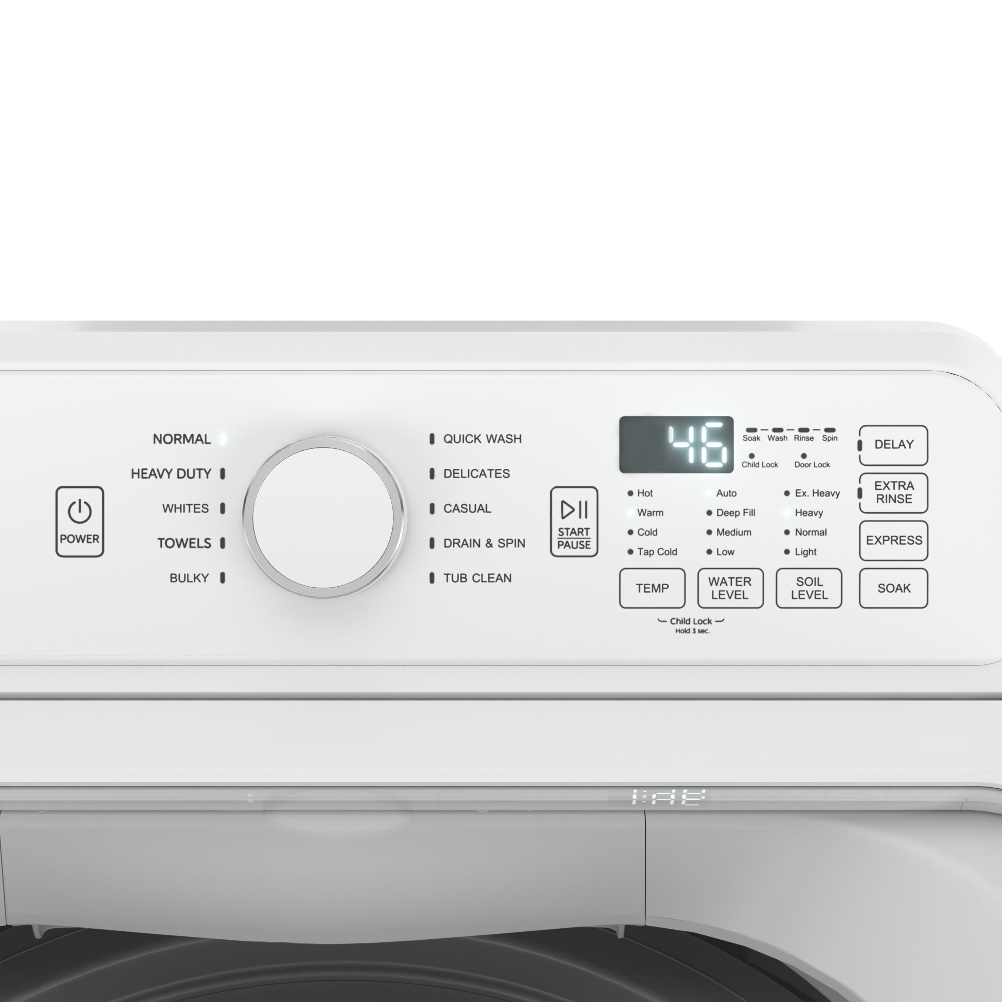 25 in. 4 cu. ft. Top Load Washing Machine with Agitator in White