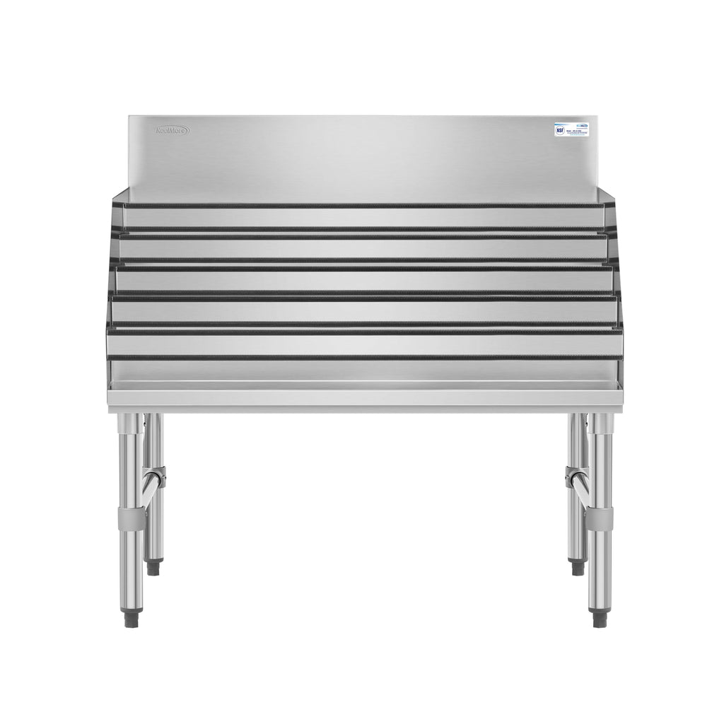 36 in. x 26 in. Liquor Display Rack in 304, 18 GA Stainless Steel