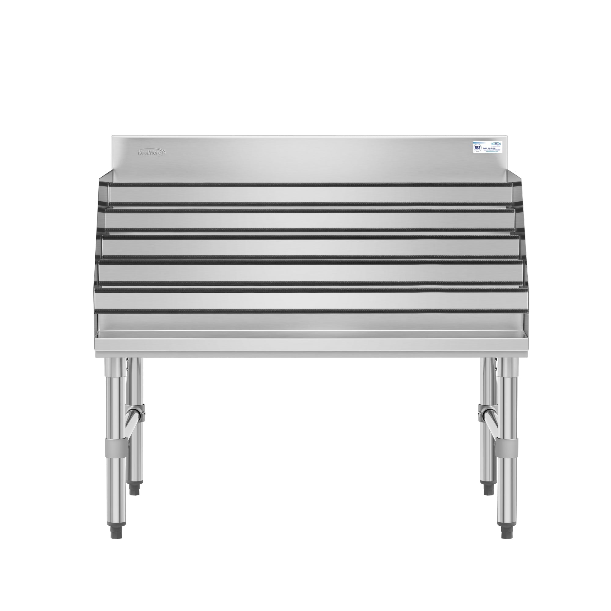 36 in. x 23 in. Liquor Display Rack in 304, 18 GA Stainless Steel
