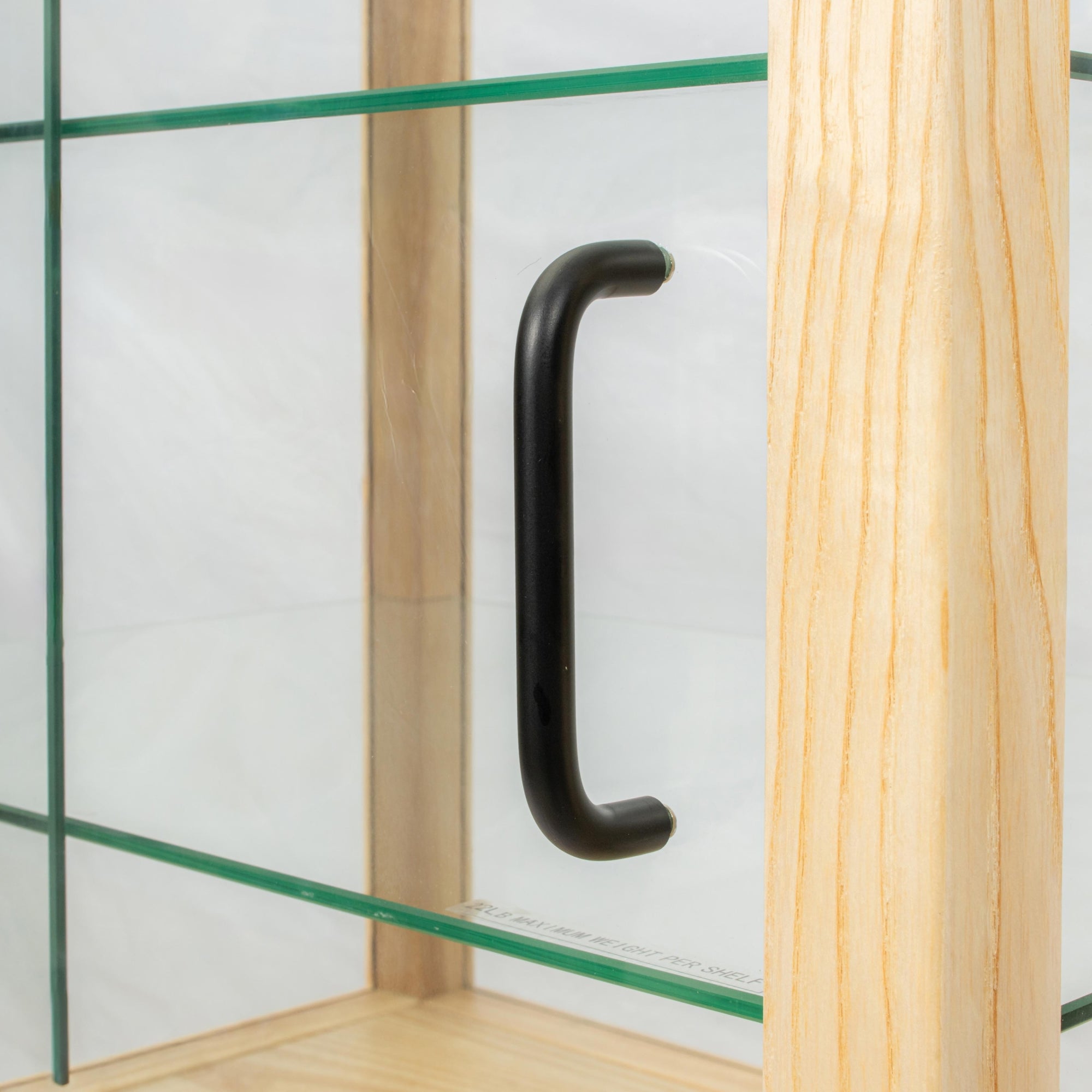 22 in. 3-Tier Artisan Wooden Bakery Display Case in Beige