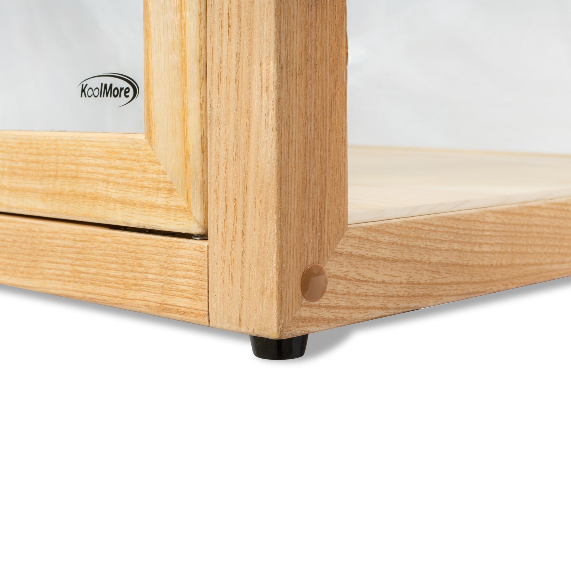 21 in. Artisan Wooden Bakery Slanted Display Case in Beige