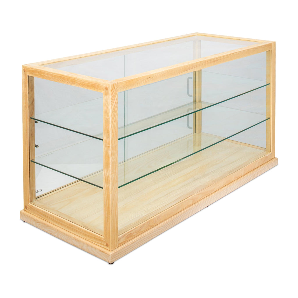 44 in. Artisan Wooden Bakery Horizontal Display Case in Beige