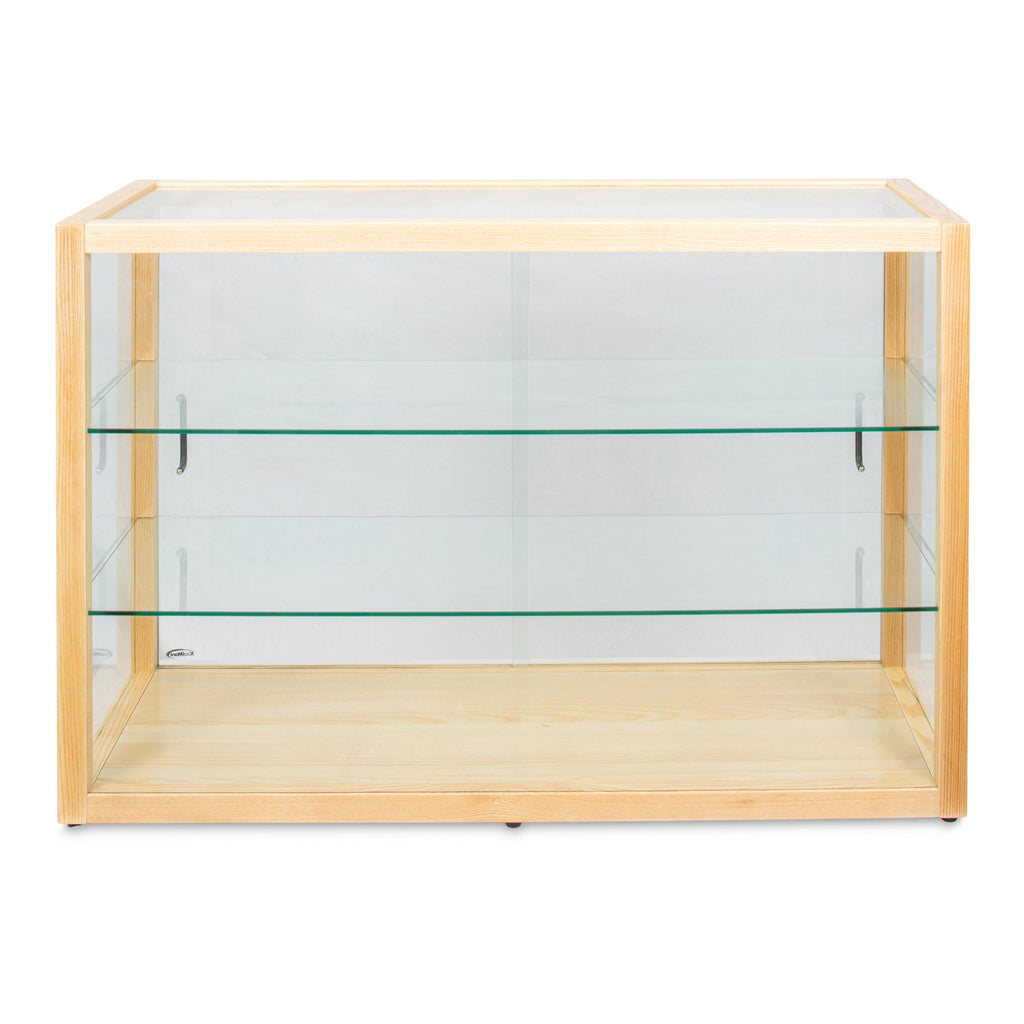 42 in. Artisan Wooden Bakery Horizontal Display Case in Beige