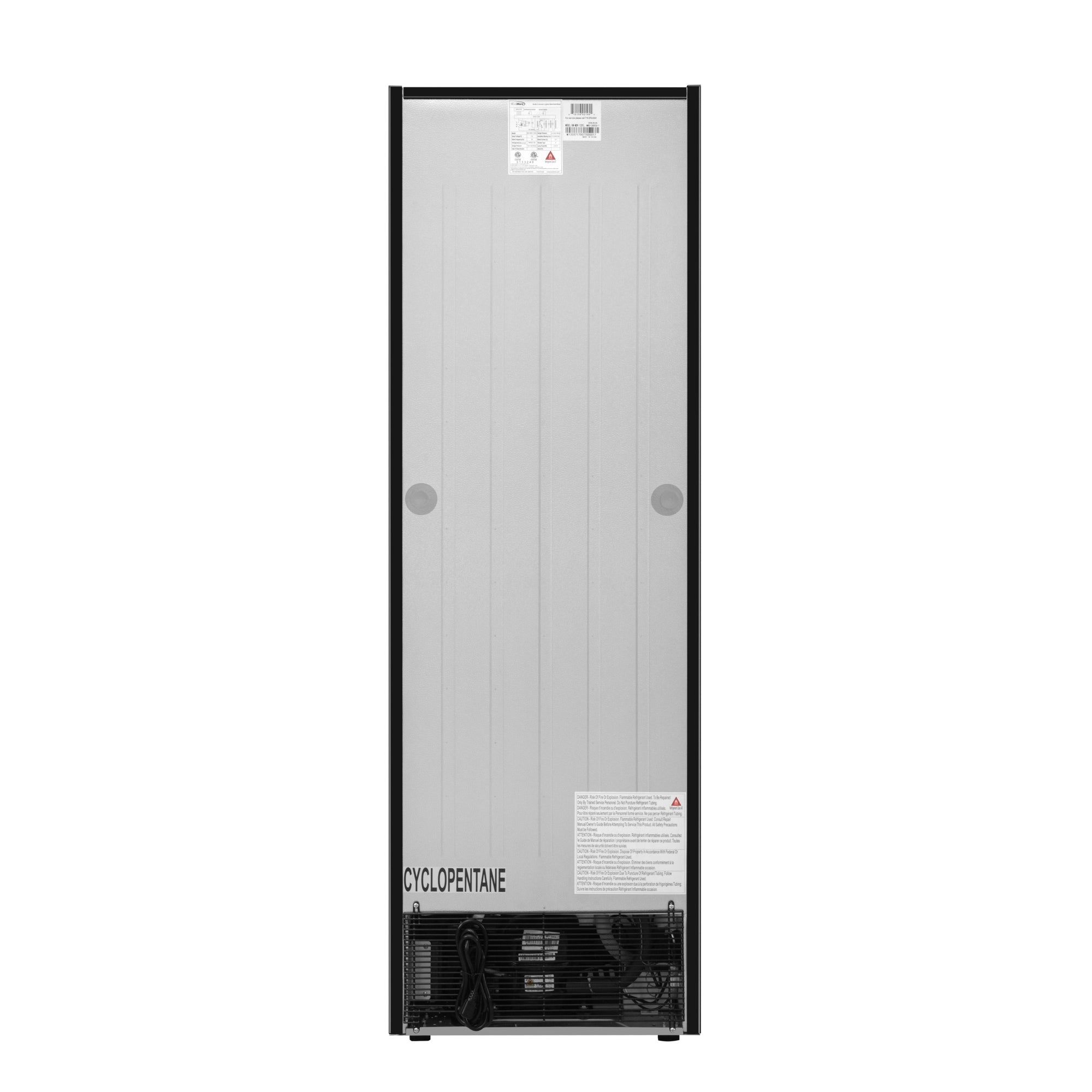 23 in. 12.4 cu. ft. Commercial Merchandiser Refrigerator with LED Colored Lights, ETL Listed