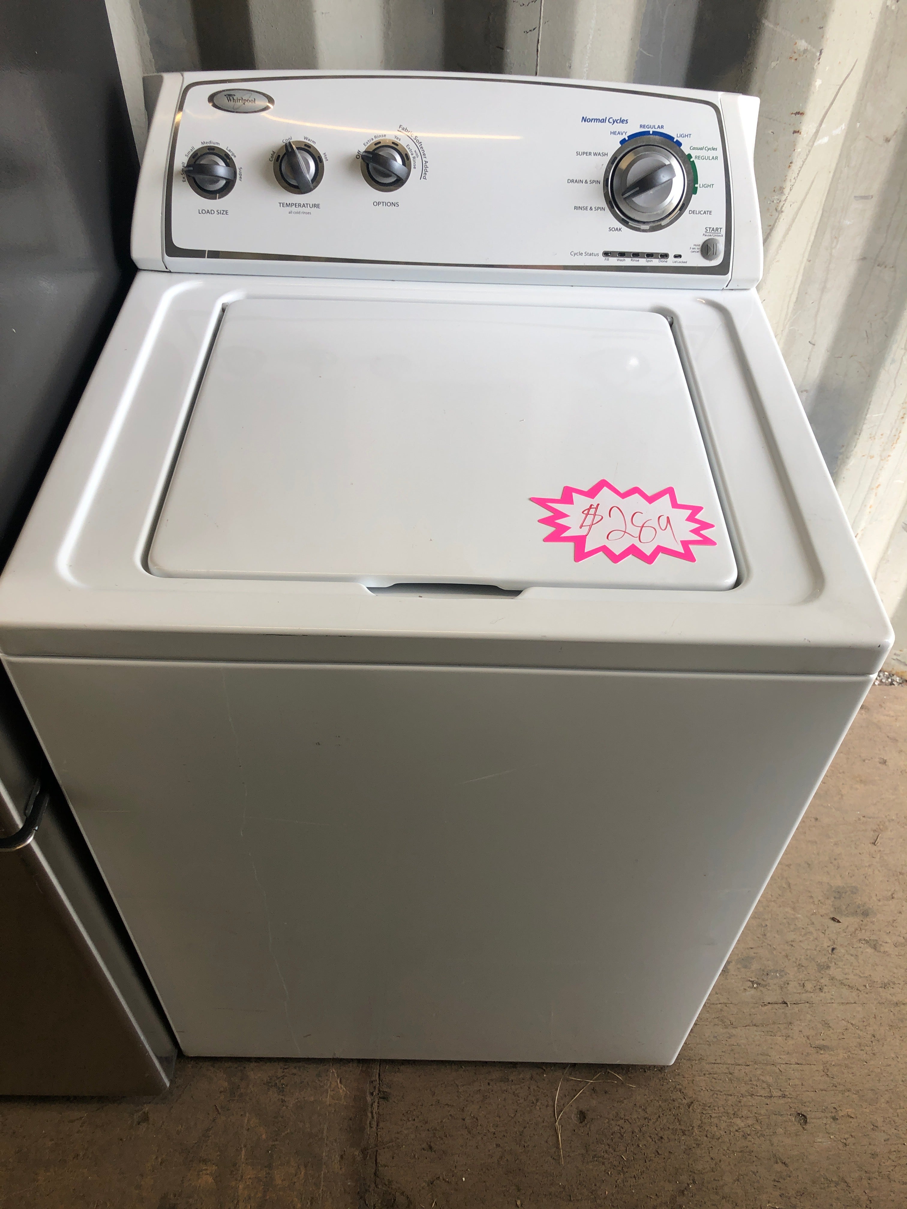Whirlpool Top Load Washer
