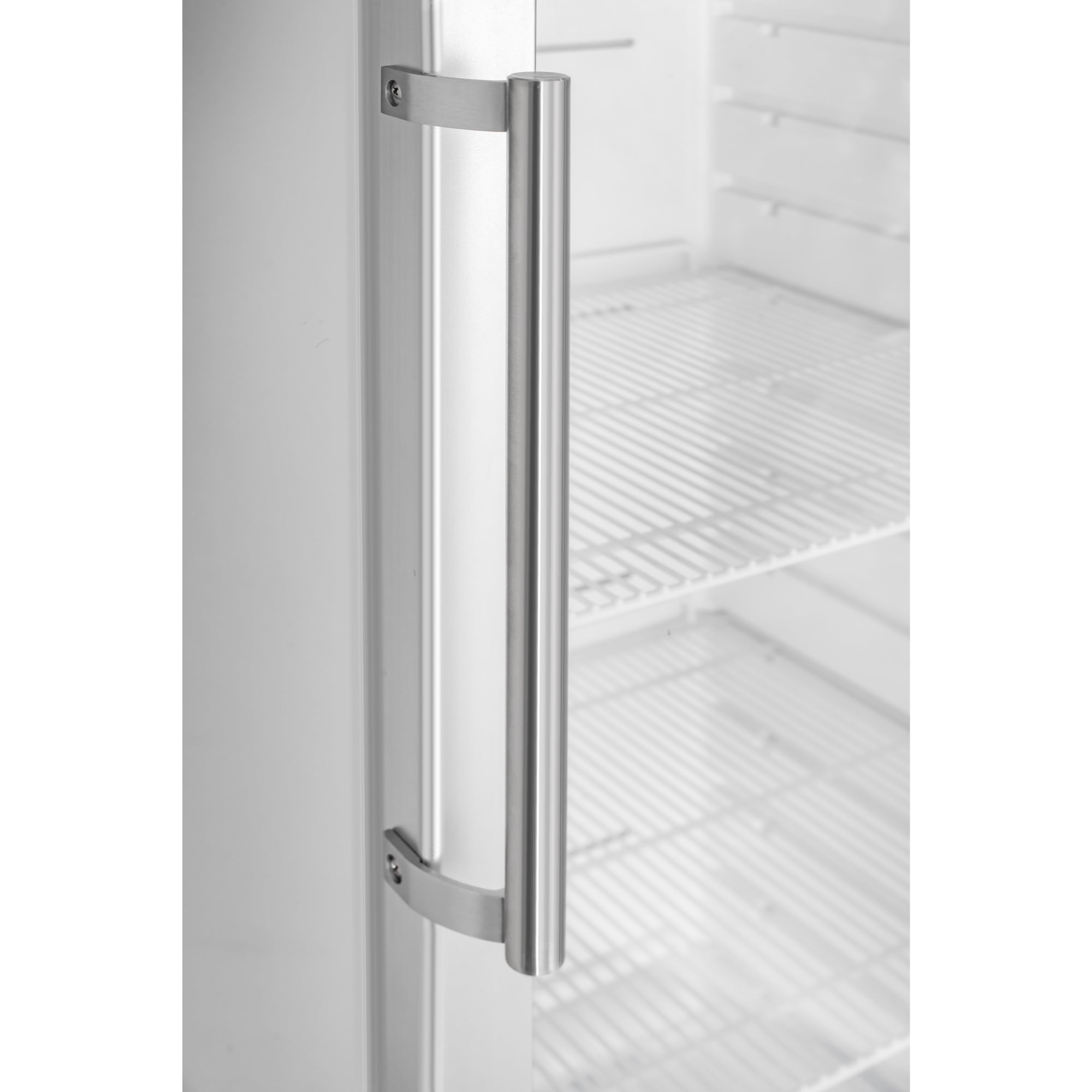 24 in. 12 cu. ft. Commercial Auto Defrost Glass Door Reach-In Freezer in White