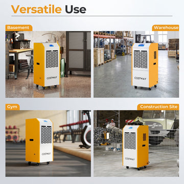 Costway 290 Pint Commercial Dehumidifier w/ Pump & Drain Hose Basement Warehouse 28364151 New