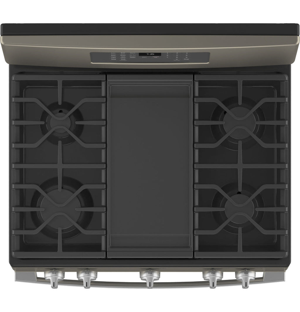 GE® 30" Free-Standing Gas Convection Range with No Preheat Air Fry