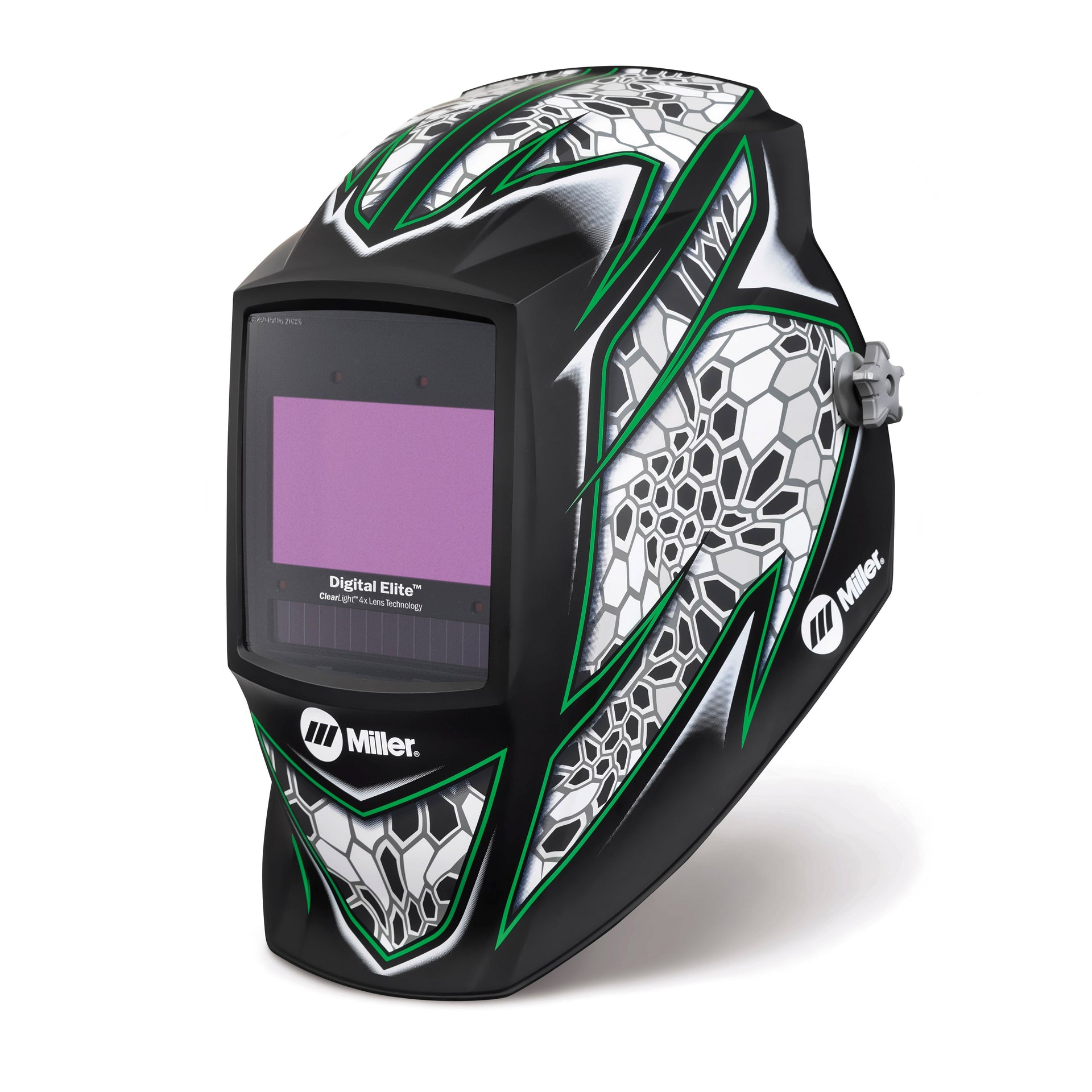 Miller Digital Elite Welding Helmet w/ Clear Light 4x, Raptor - 296773