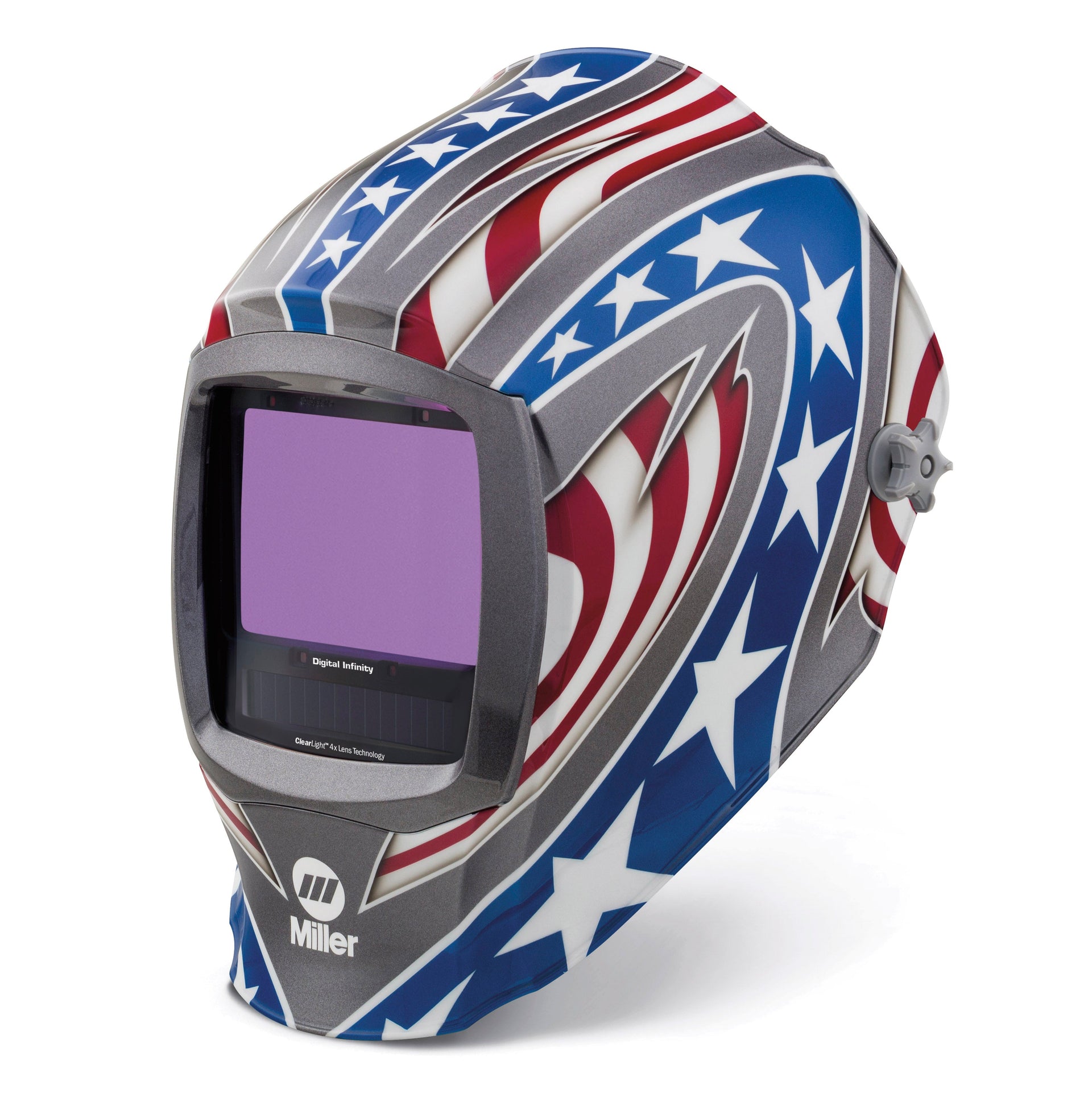 Miller Digital Infinity Welding Helmet w/ ClearLight 4x Lens, Stars & Stripes- 296780