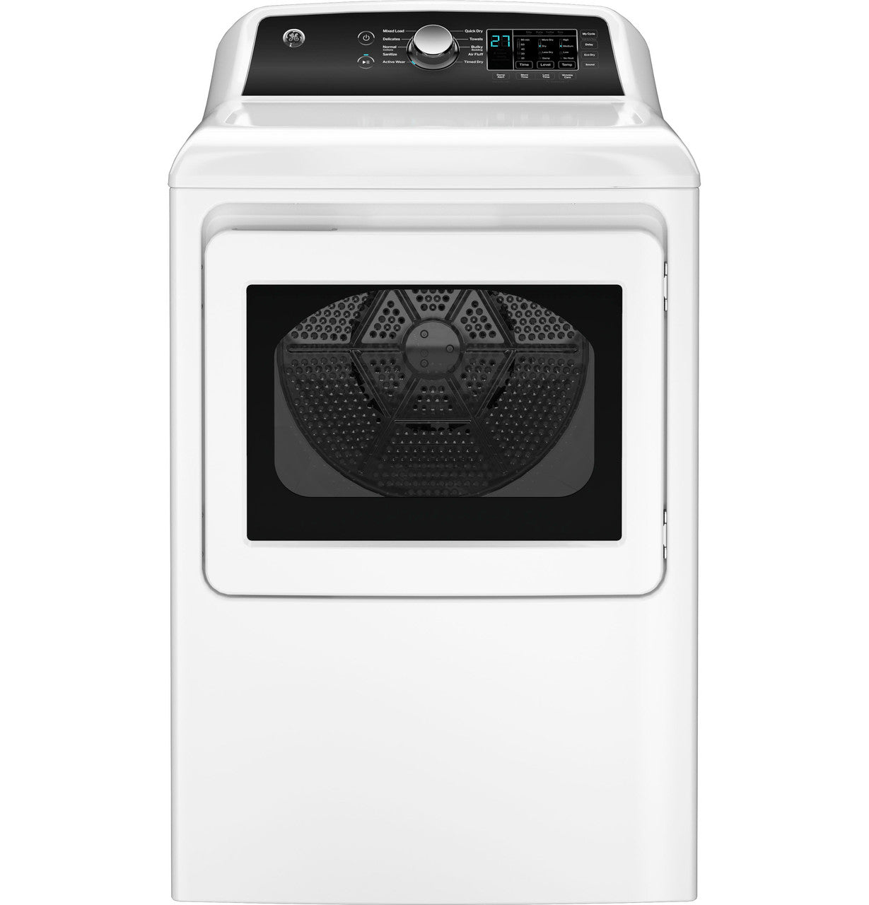 GE® 7.4 cu. ft. Capacity Gas Dryer with Up To 120 ft. Venting and Sensor Dry