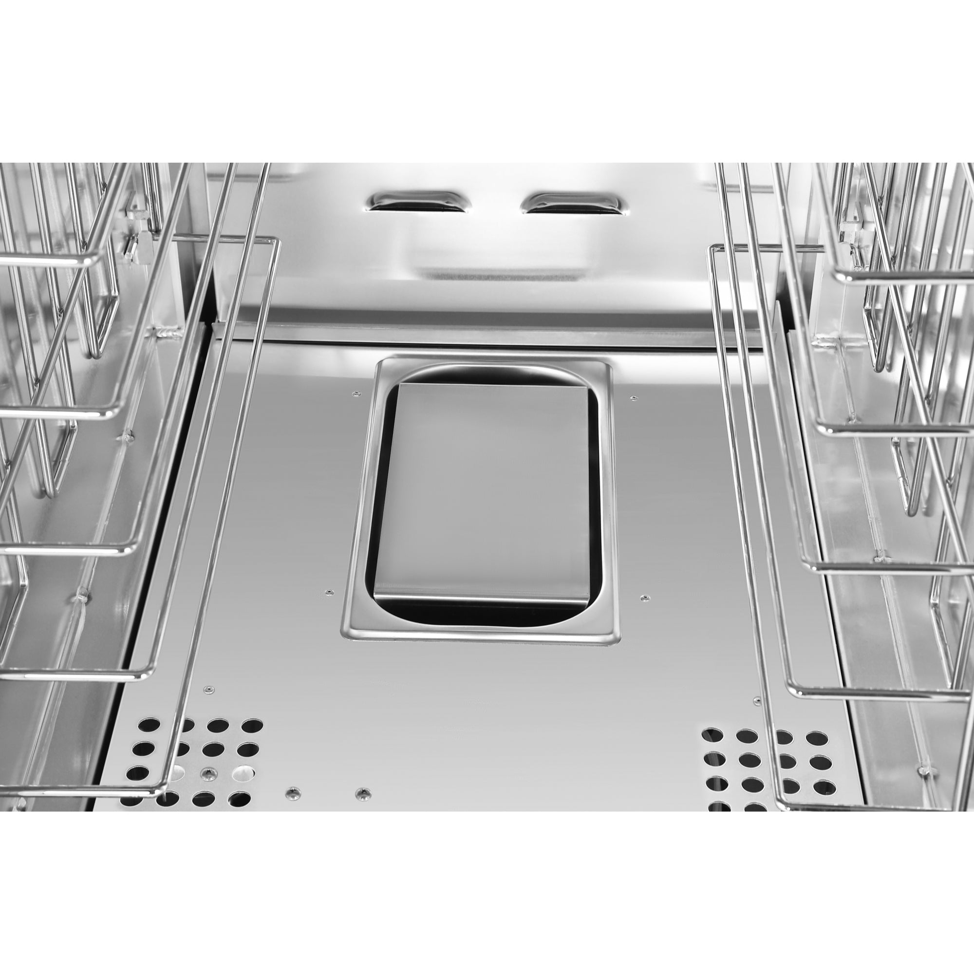 33 in. Commercial Insulated Heated Holding/Proofing  Cabinet with Wire Racks and Solid Dutch Doors in Silver