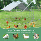 Costway 13' x 13' Walk-in Chicken Coop Waterproof Cover Outdoor Backyard Farm 61592834 New