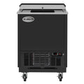 25 in. Commercial Glass Froster in Black Steel, ETL Listed, 5 cu. ft.