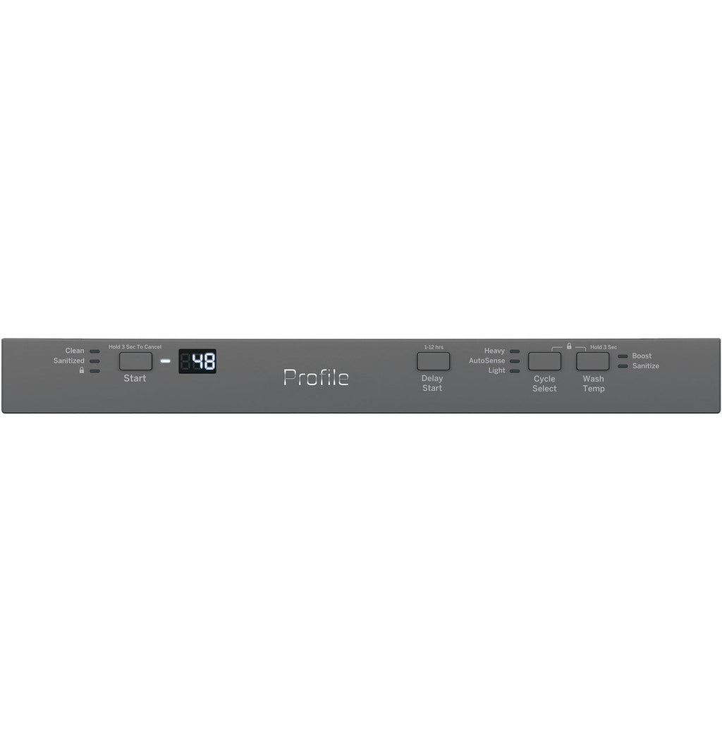 GE Profile™ ENERGY STAR® 18" ADA Compliant Stainless Steel Interior Dishwasher with Sanitize Cycle