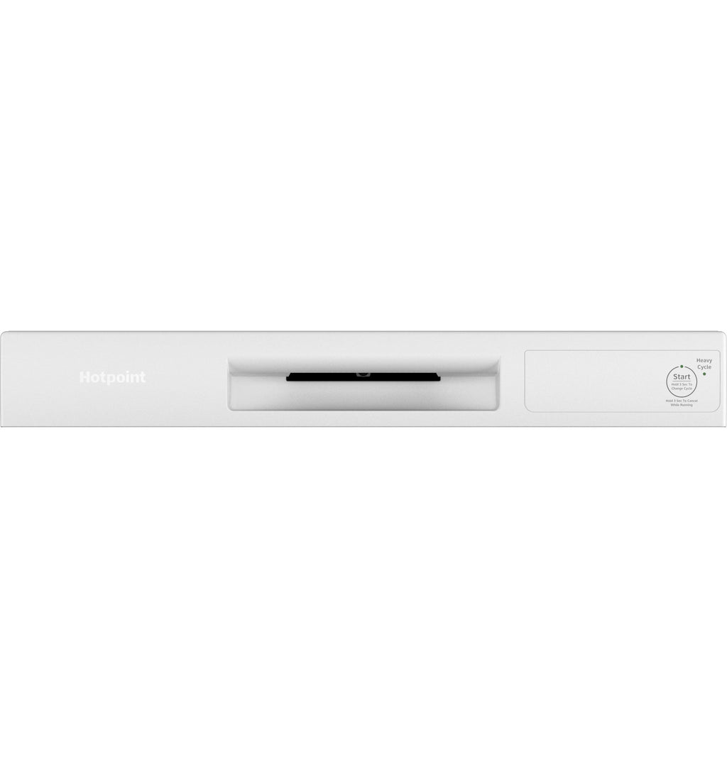 GE Hotpoint® One Button Dishwasher with Plastic Interior