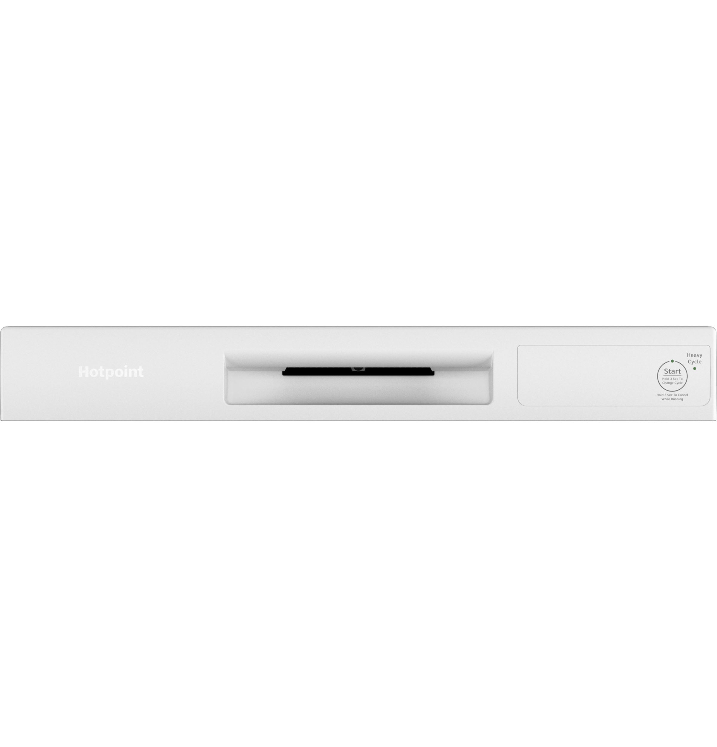 GE Hotpoint® One Button Dishwasher with Plastic Interior