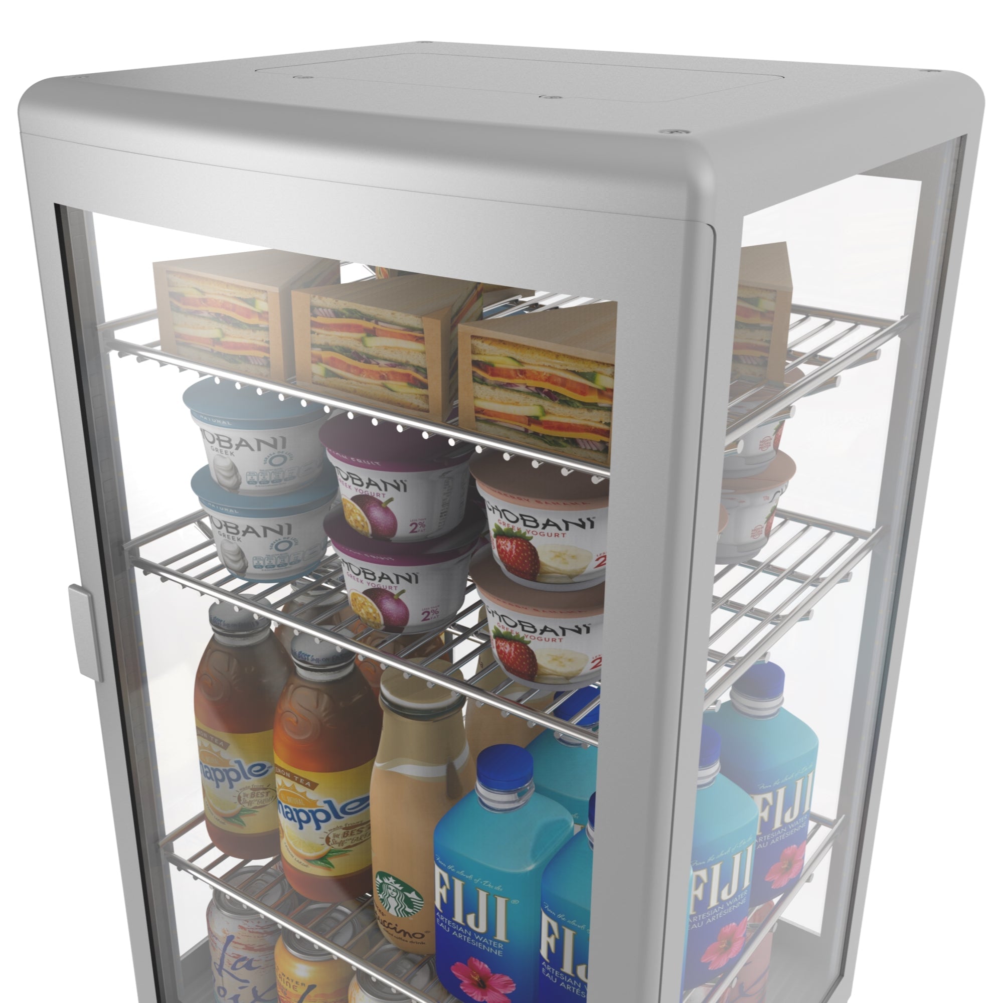 17 in. Silver Countertop Display Refrigerator - 3 Cu Ft.