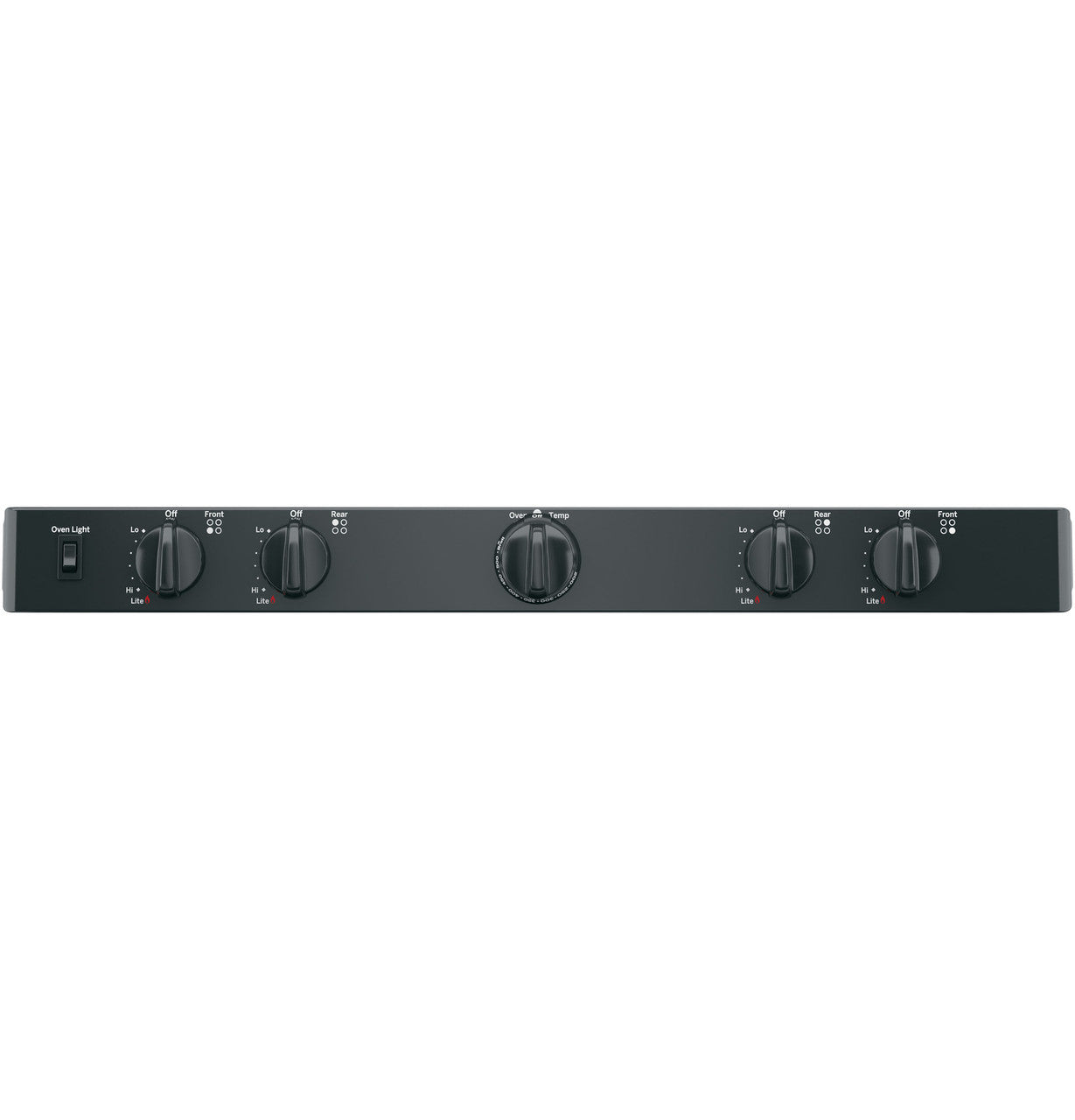GE® 30" Free-Standing Front Control Gas Range
