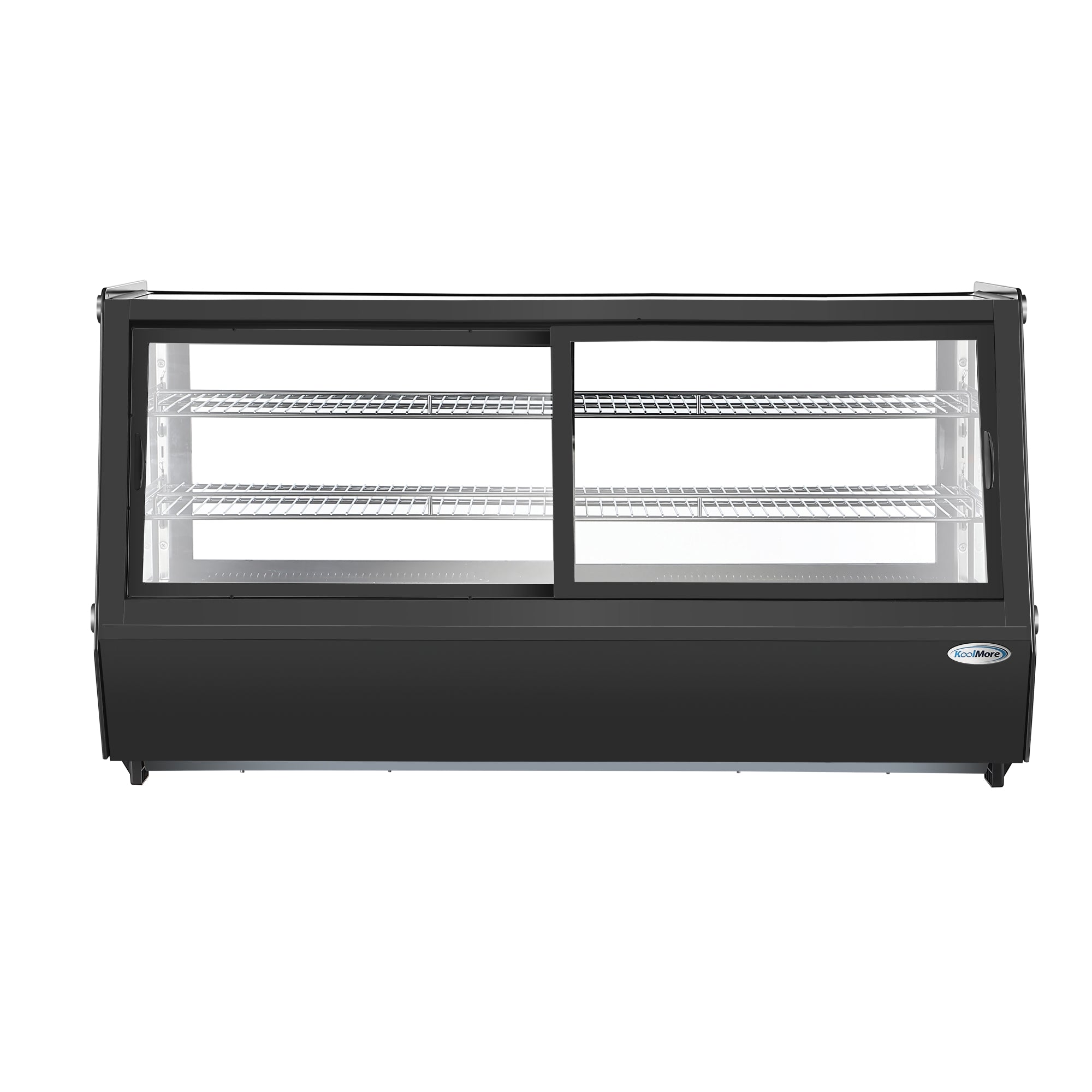 48 in. Self-Service Countertop Display Refrigerator in Black