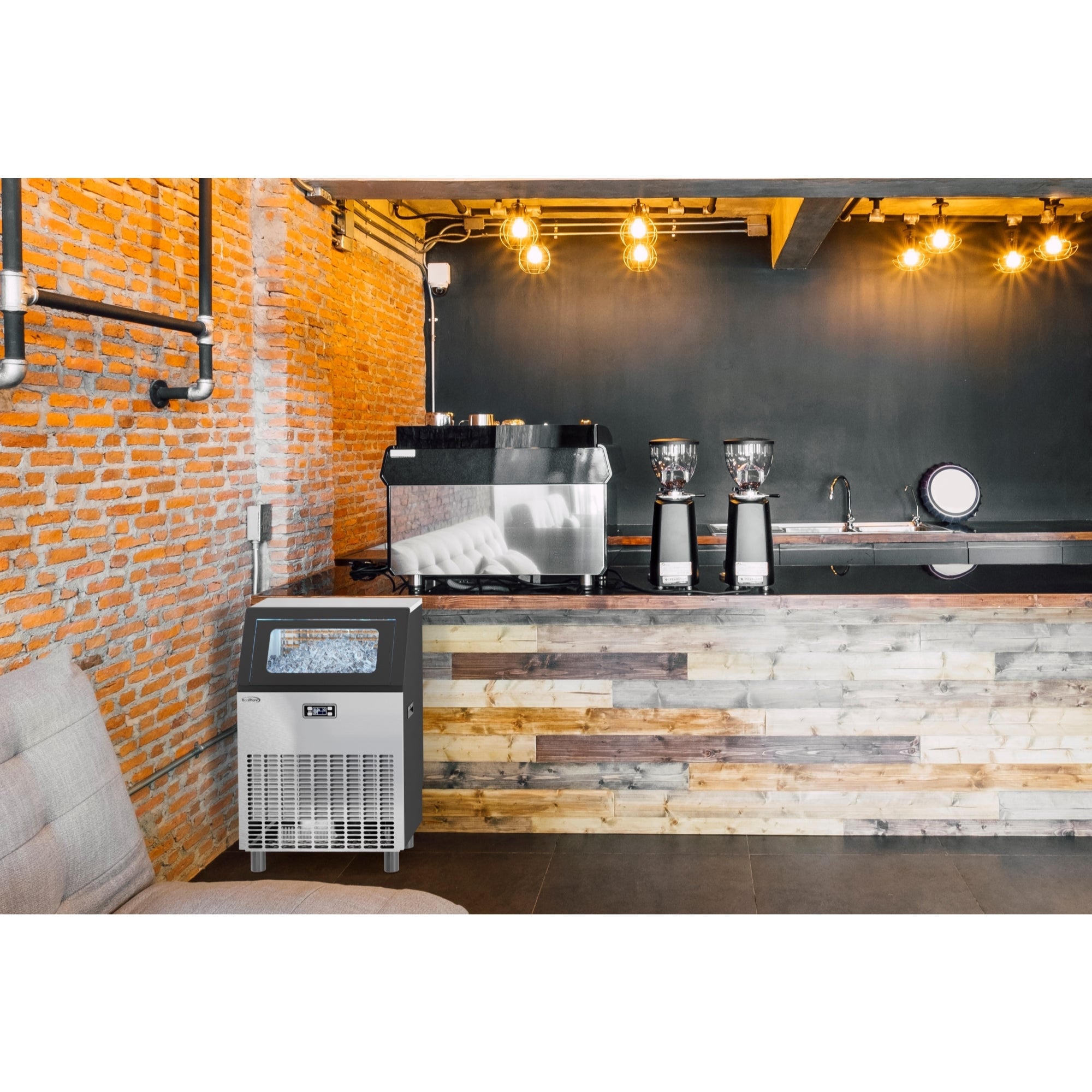 22 in. Air Cooled Undercounter Commercial Ice Maker, 265 lbs/24h.