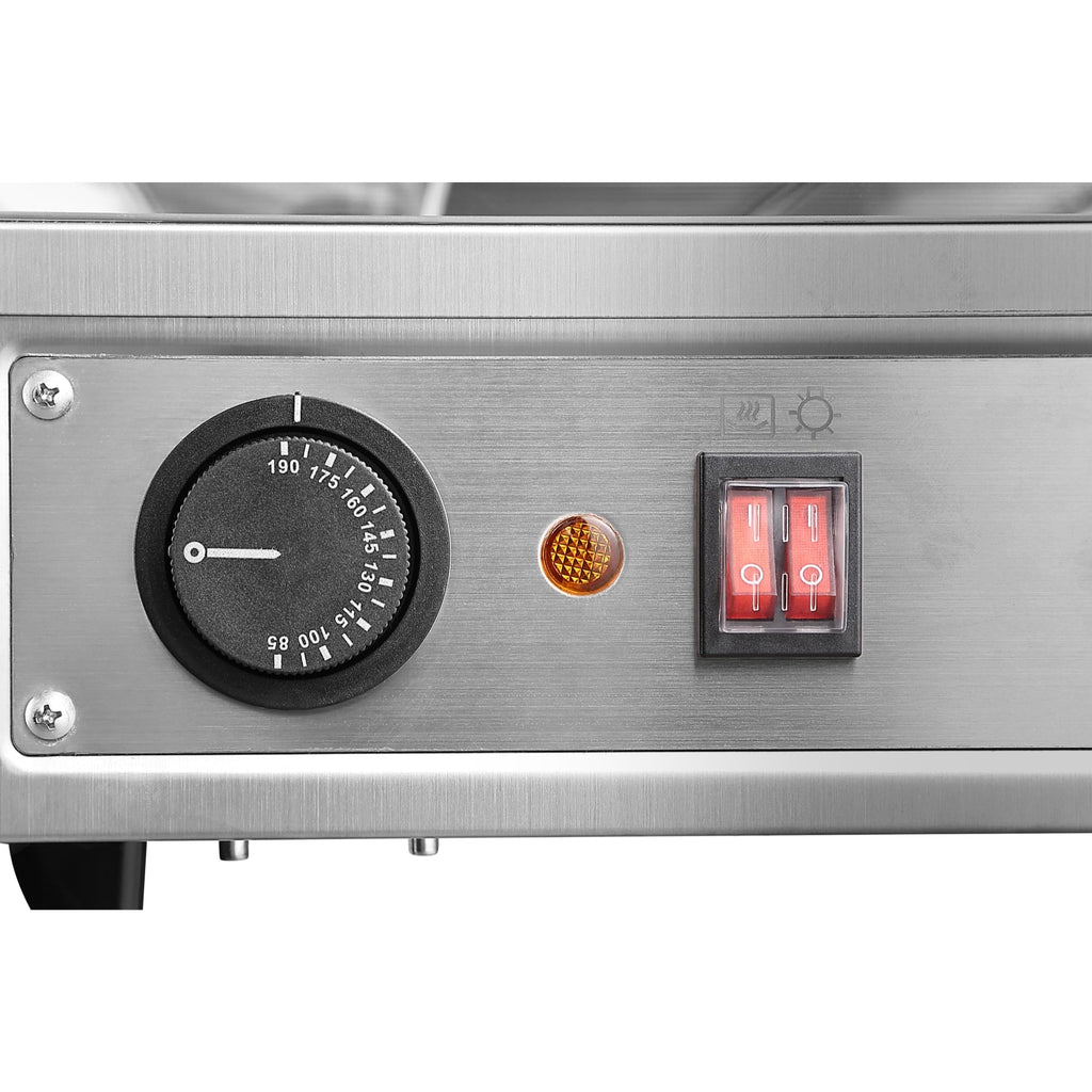 26 in. Glass Countertop Display Warmer, 6.5 cu. ft. in Stainless Steel