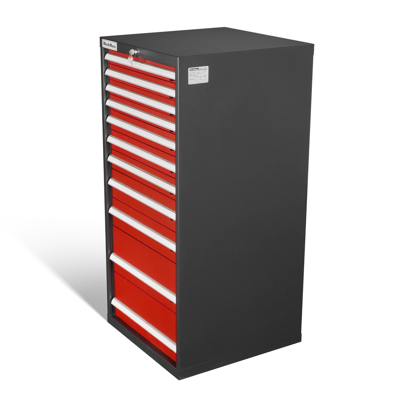 Heavy Duty Modular Drawer Cabinet - 11 Drawer,  59" H x 28.5" W x 28.5" D Tool Storage Organizer,  Steel Construction