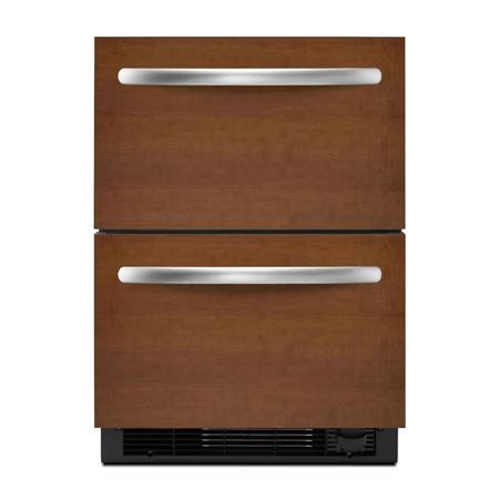 KitchenAid  4.8 Cu. Ft. 24'' Double-Drawer Refrigerator/Freezer Combination Overlay Panel-Ready - Panel Ready - Other (KDDO24CVX)