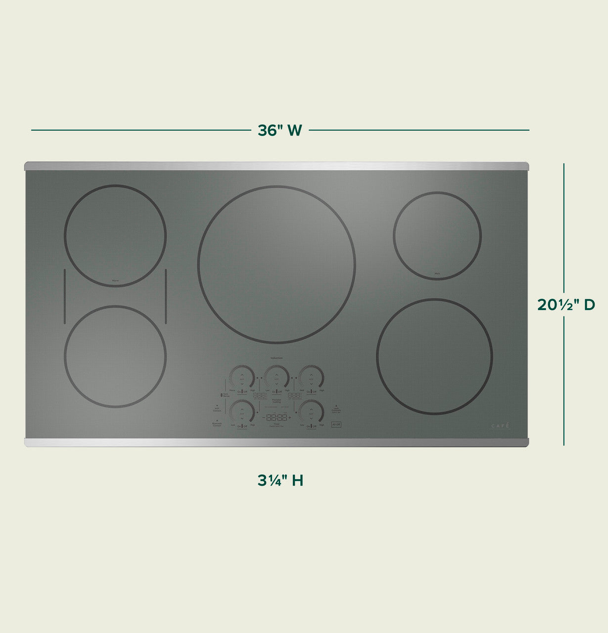 CAFÉ™ Series ENERGY STAR® 36" Built-In Touch Control Induction Cooktop