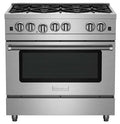 BLUESTAR  36" Culinary Series (RCS) Open Burner Range - (6) Burners - Standard RAL (RCS36SBV2LCPLT)