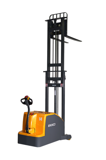 Ekko EK14C-130 Counterbalanced Walkie Stacker 3,000 lbs Capacity 130" Lift Height New