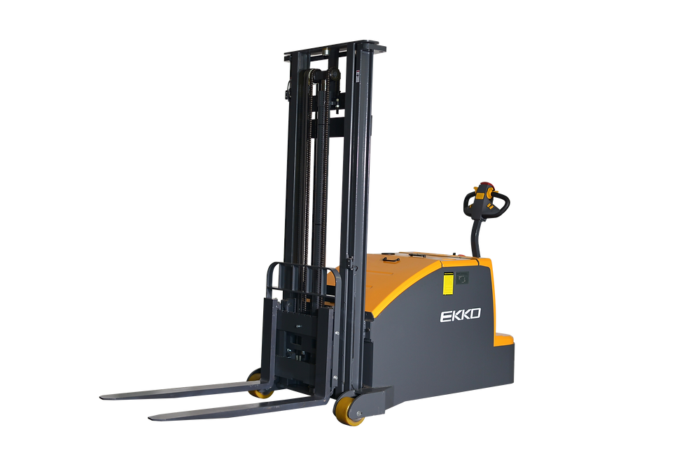 Ekko EK14C-130 Counterbalanced Walkie Stacker 3,000 lbs Capacity 130" Lift Height New
