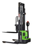 Ekko Straddle Stacker Lithium 2640 lbs Capacity 145 in. Lift Height Side Shift EB13ES-145Li New