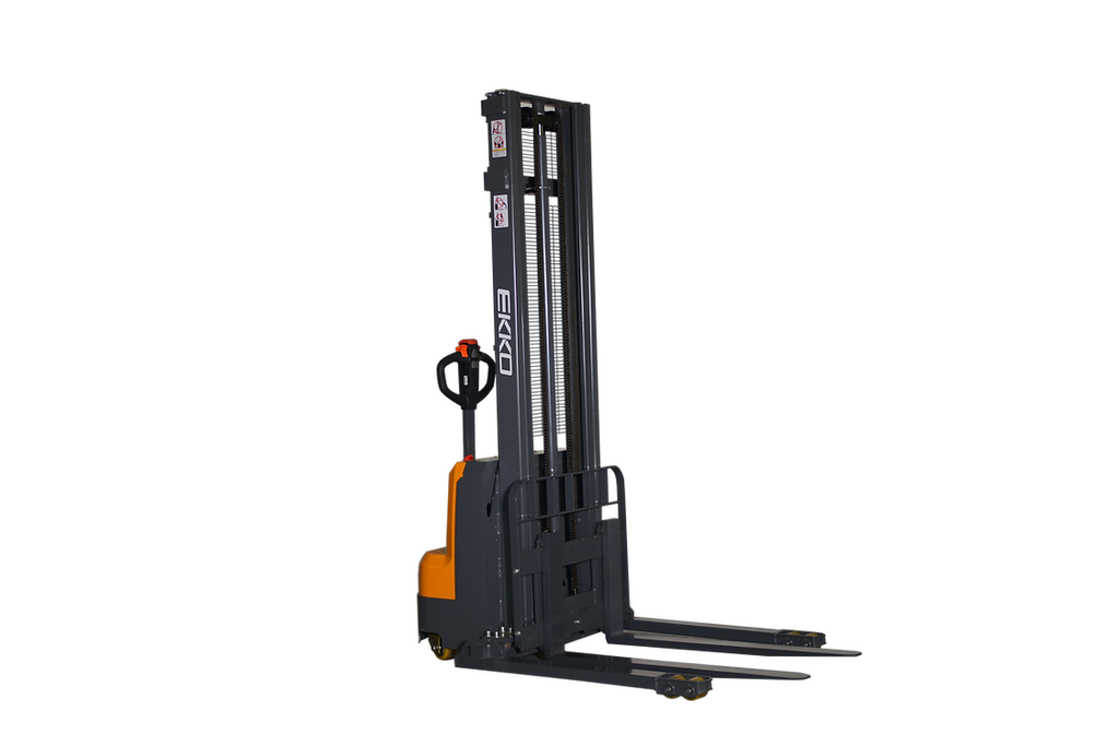Ekko Straddle Stacker Full Powered 3000 lb Capacity 138 in. Lift Height EB14C-138 New