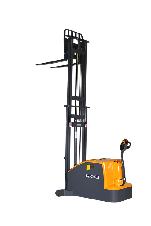 Ekko EK14C-130 Counterbalanced Walkie Stacker 3,000 lbs Capacity 130" Lift Height New