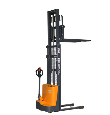 Ekko EB13CD Fork-Over Stacker Full Powered 2800 lb Capacity 118 in. Lift Height New